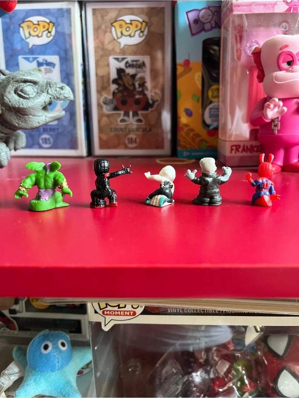 Marvel Spiderman mini squishy figures